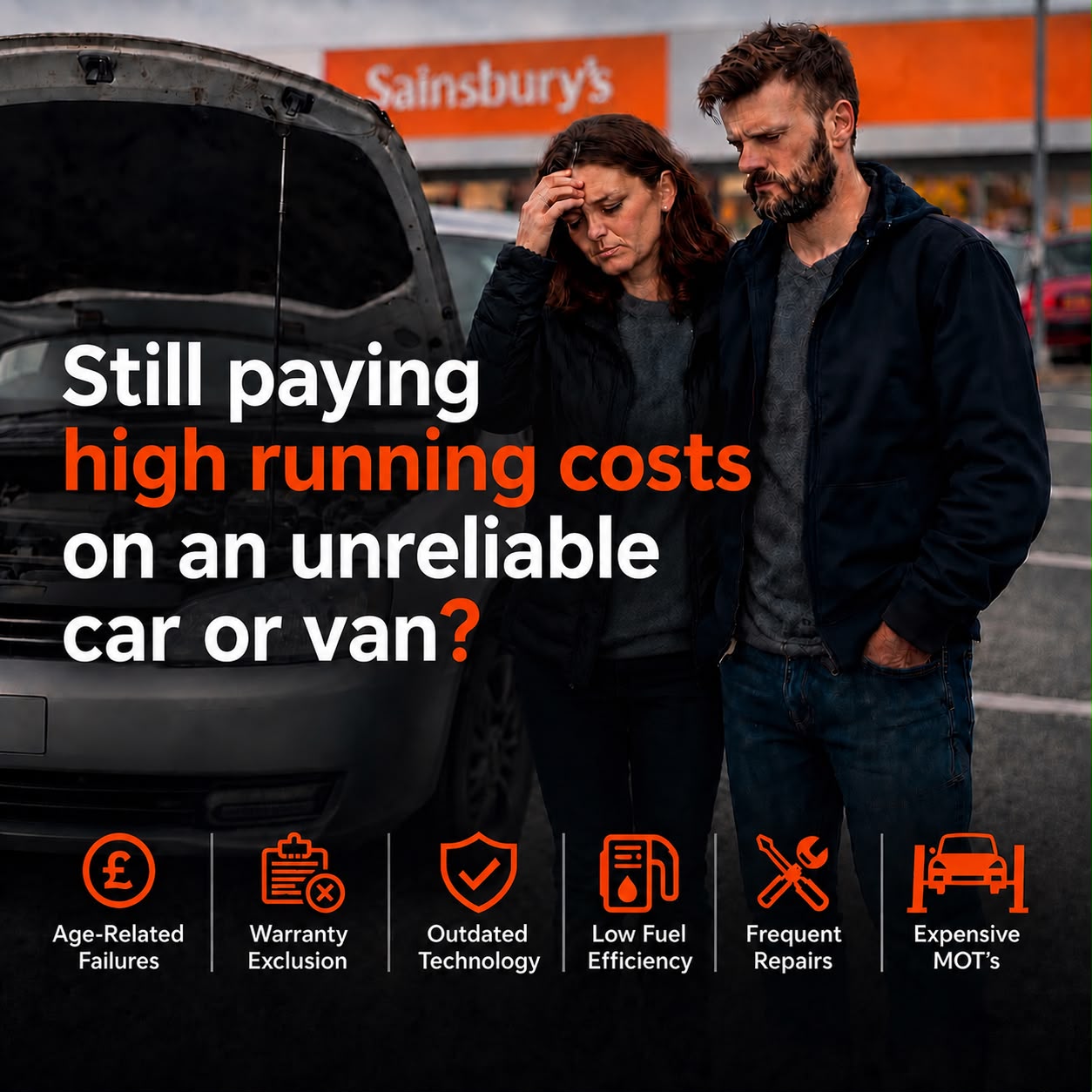 Still paying high running costs on an unreliable car or van?